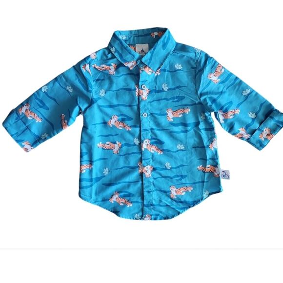 Disney Parks ily 4Ever Inspired By Jasmine Rajah Button Up Shirt Sz 5/6 NWOT - Picture 12 of 13